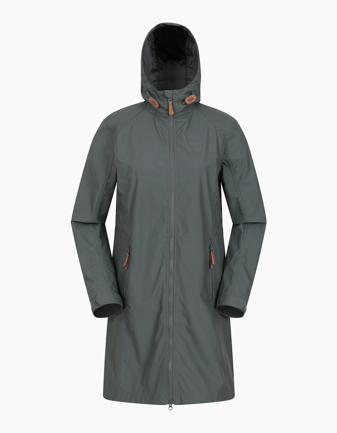 Mountain Warehouse Women's Green / Ioana Longline Soft Shell Jacket - Size 16
