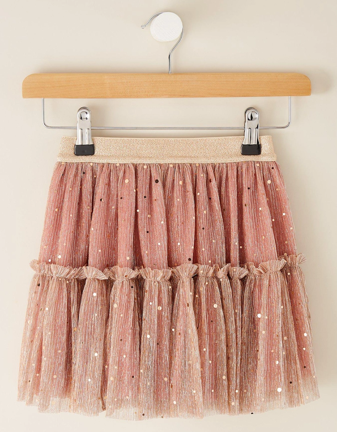 Children's Pink and Gold Shimmer Tutu Skirt, 5 of 4