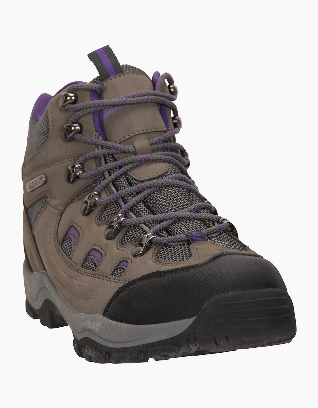 Mountain Warehouse Women's Grey / Adventurer Waterproof Walking Boots - Size 5 UK