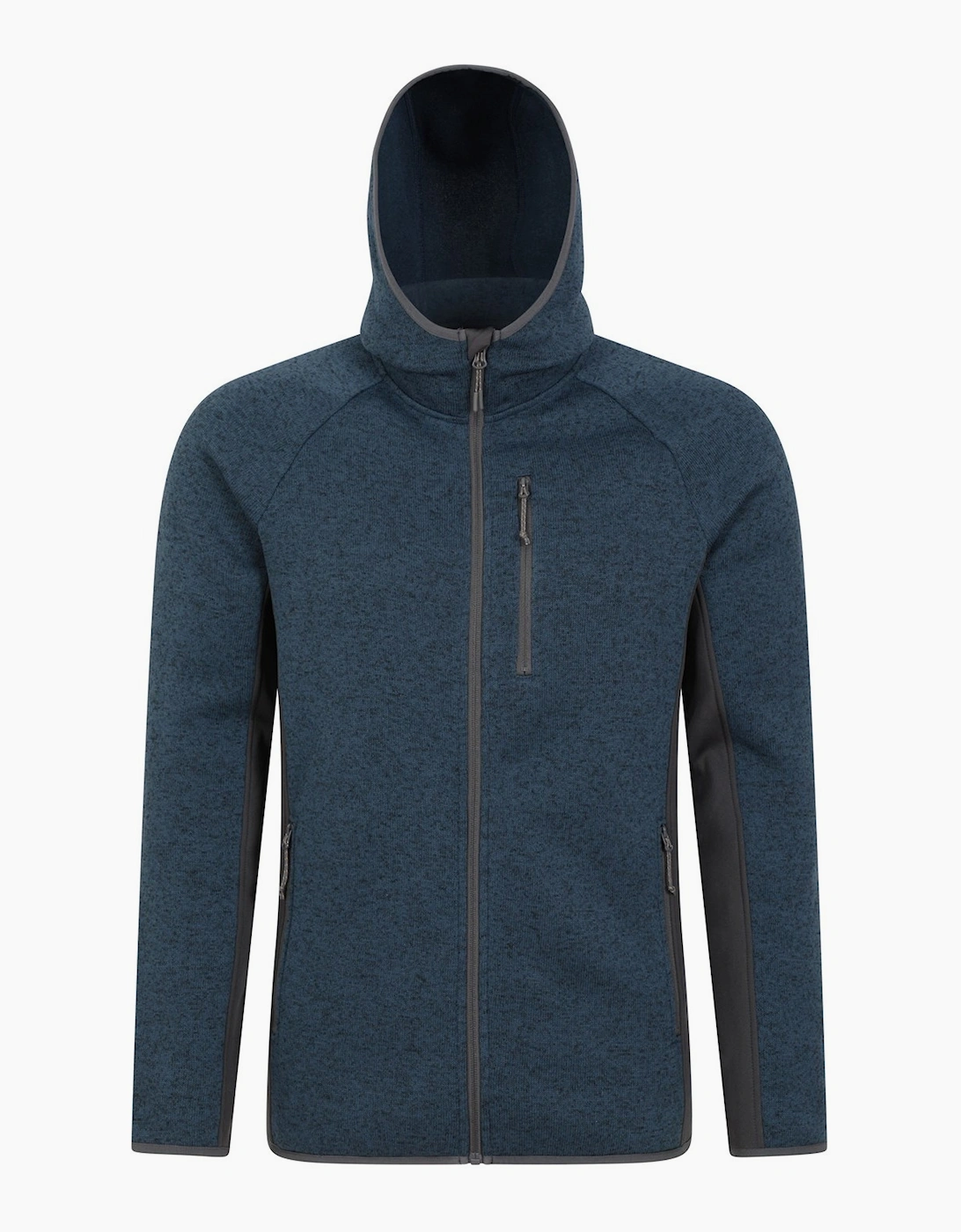 Mountain Warehouse Men's Navy Treston Fleece Hooded Hoodie  32 Xxs