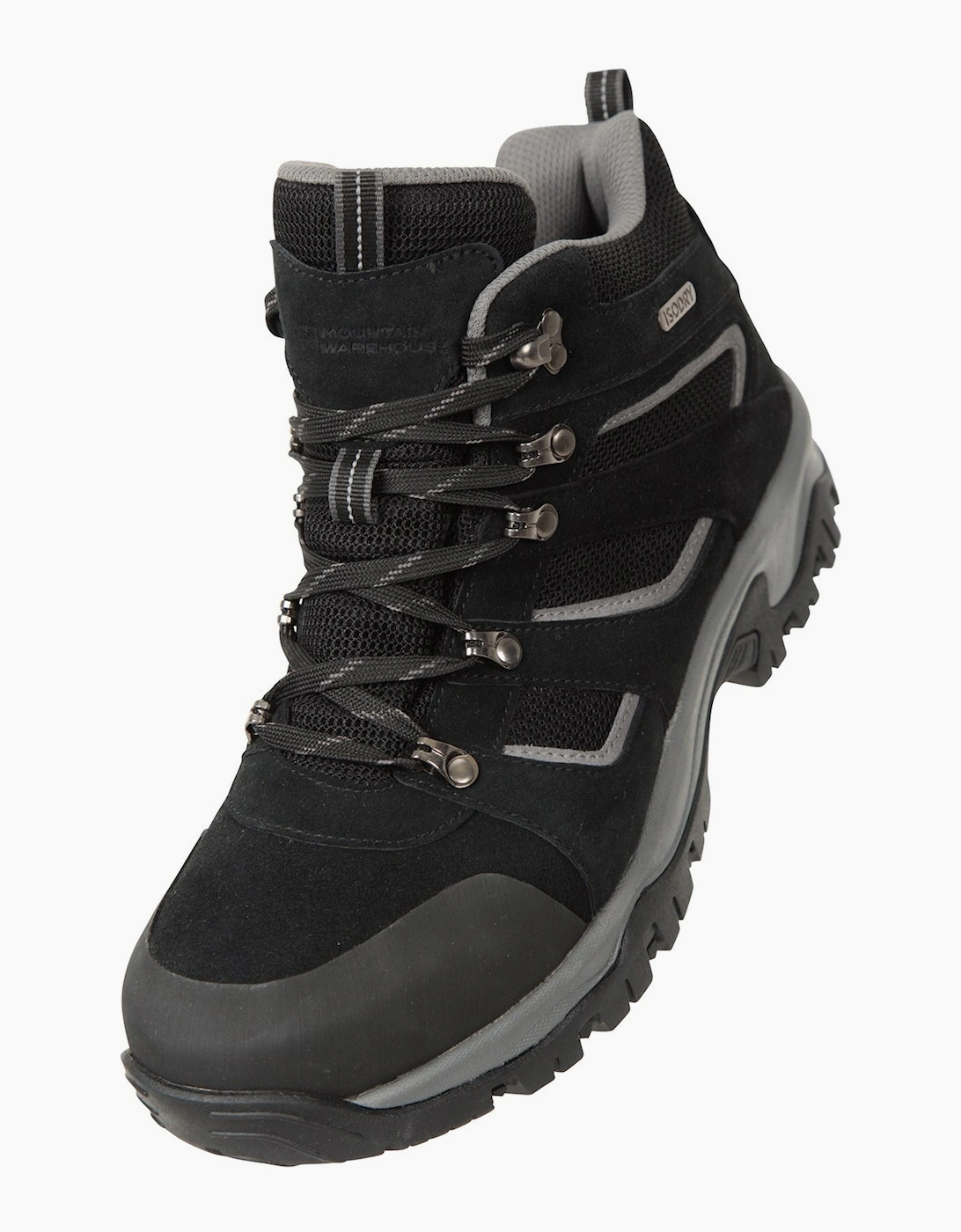 Mountain Warehouse Men's Mountain Warehouse Mens Voyage Suede Waterproof Boots - Black