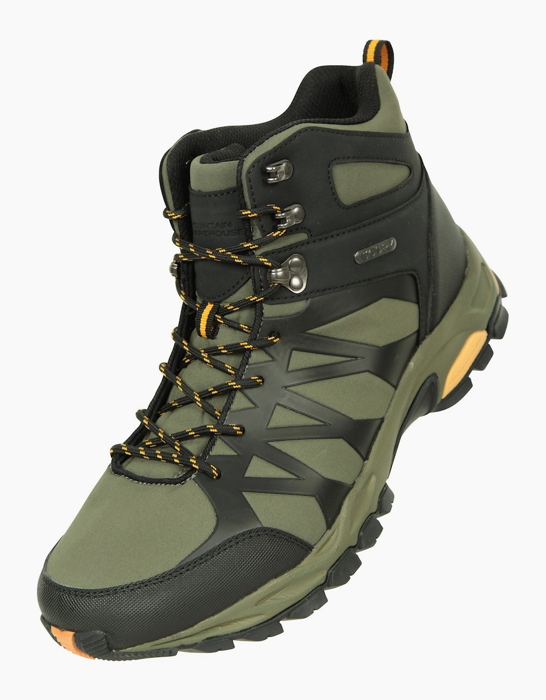 Mountain Warehouse Men's Green Trekker Ii Softshell Hiking Boots - Size 13 UK