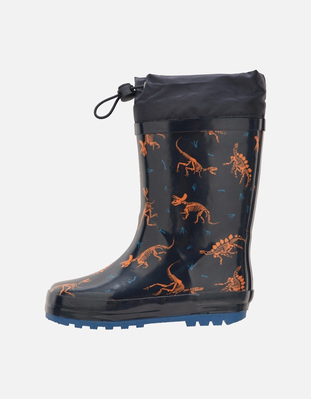 Childrens/Kids Dinosaur Skeleton Wellington Boots