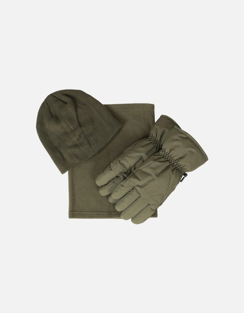 Mens Hat Gloves And Scarf Set