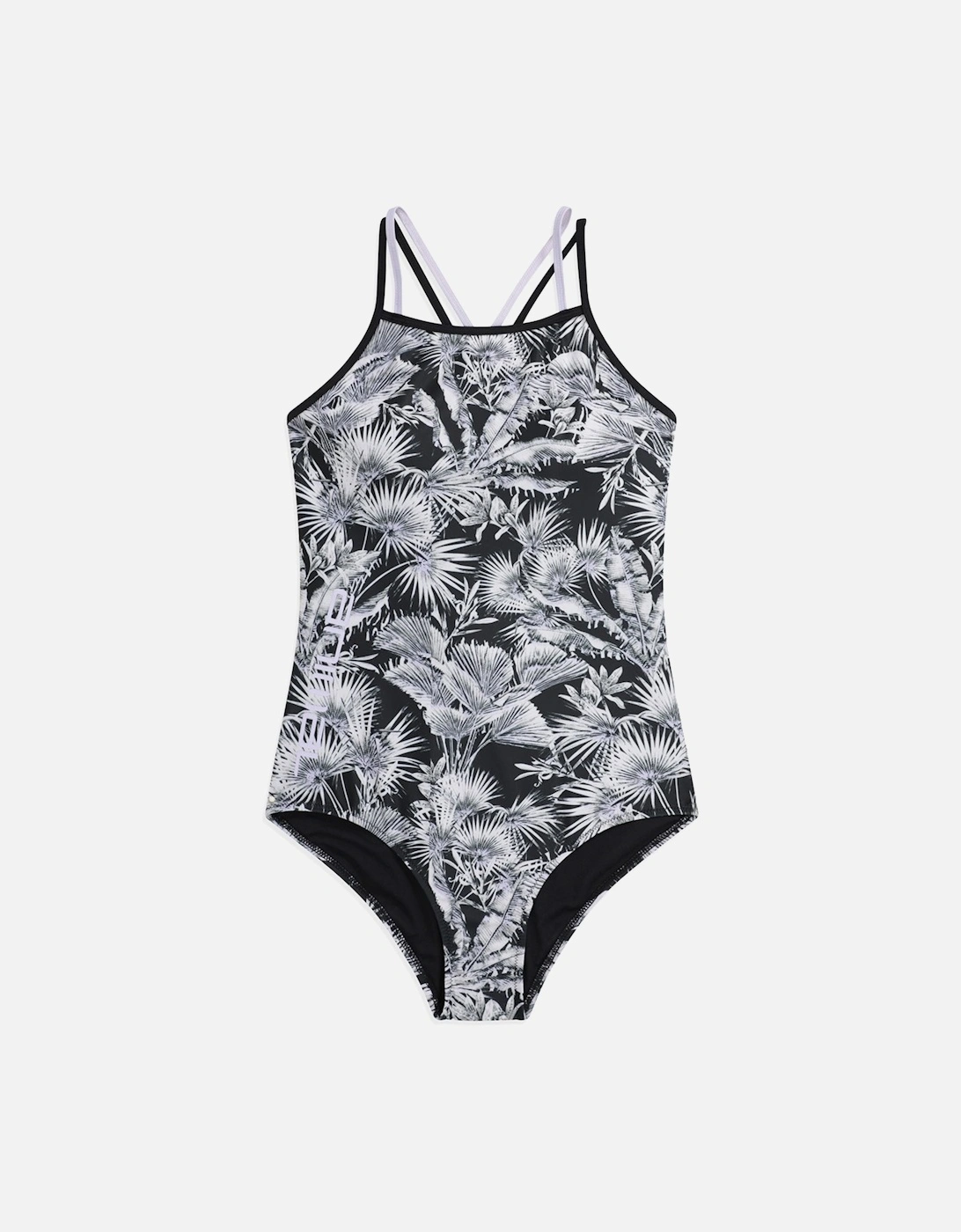 Womens/Ladies Zora Tropical Leaves One Piece Swimsuit, 5 of 4