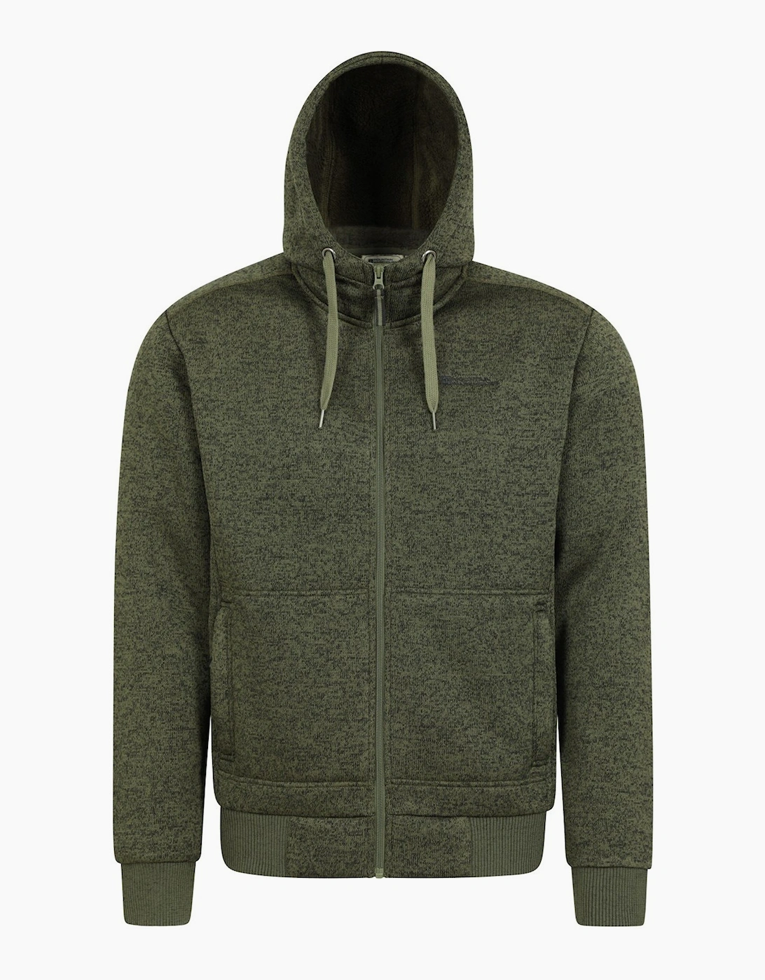 Mountain Warehouse Men's Mountain Warehouse Mens Nevis II Faux Fur Hoodie - Green
