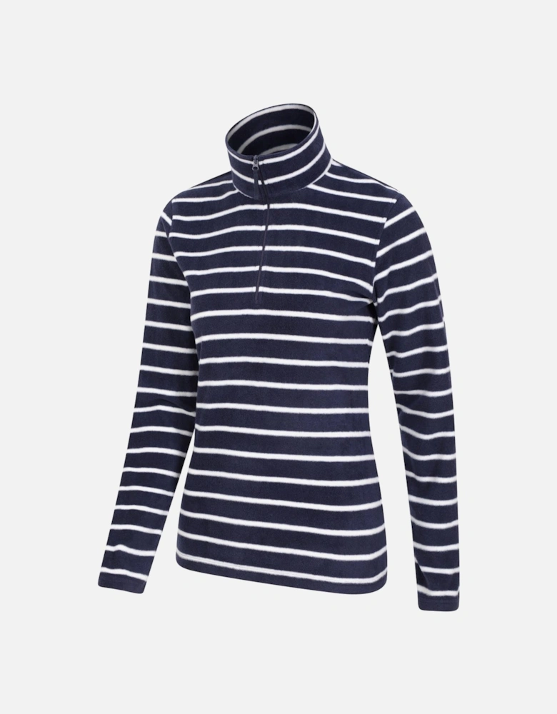 Womens/Ladies Camber Striped Half Zip Fleece Top