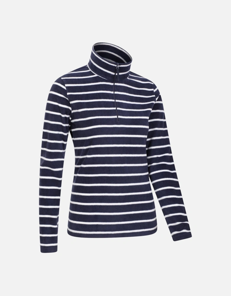 Womens/Ladies Camber Striped Half Zip Fleece Top