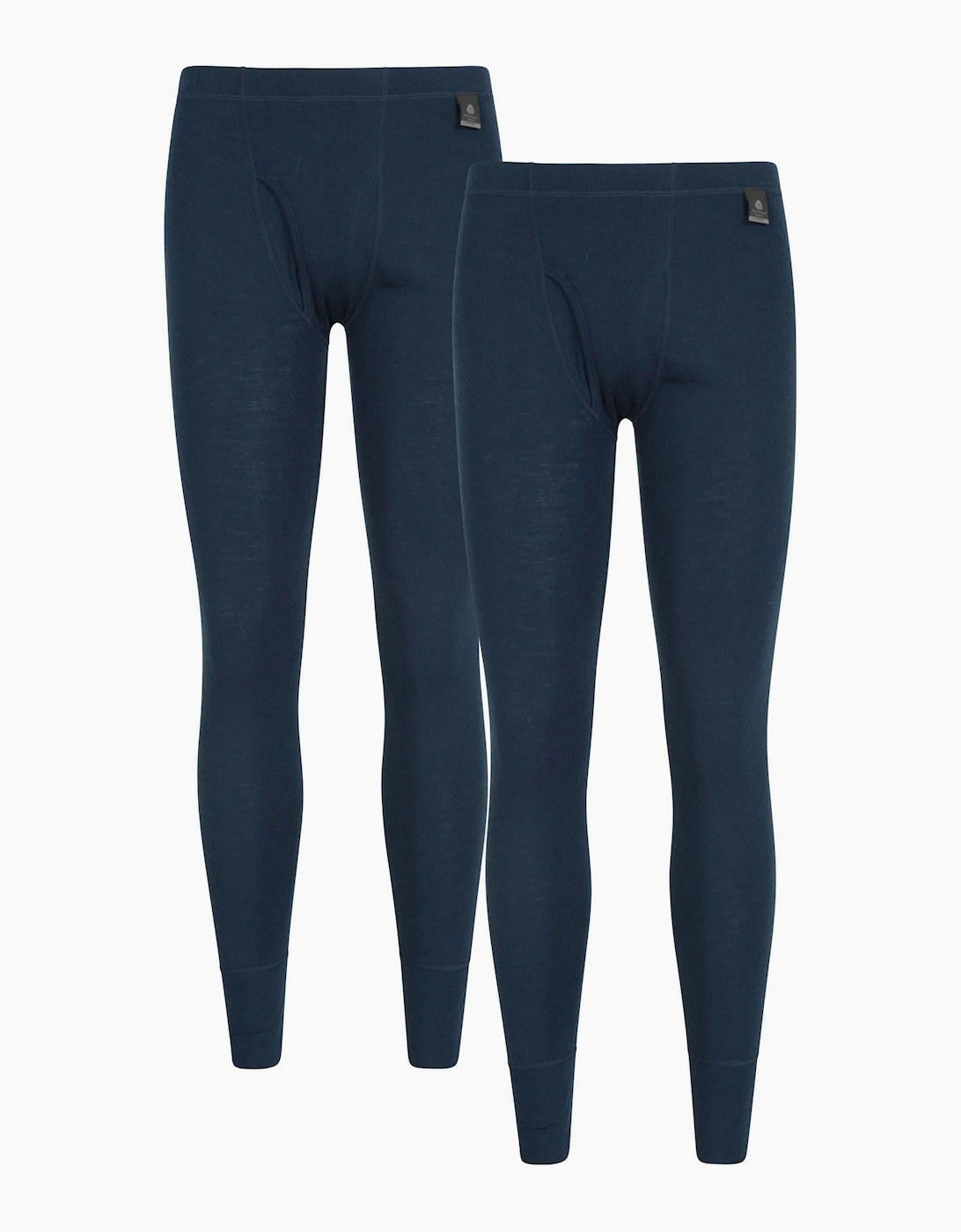 Mountain Warehouse Men's Navy Merino Wool Base Layer Bottoms (Pack Of 2) - Size: 4XL