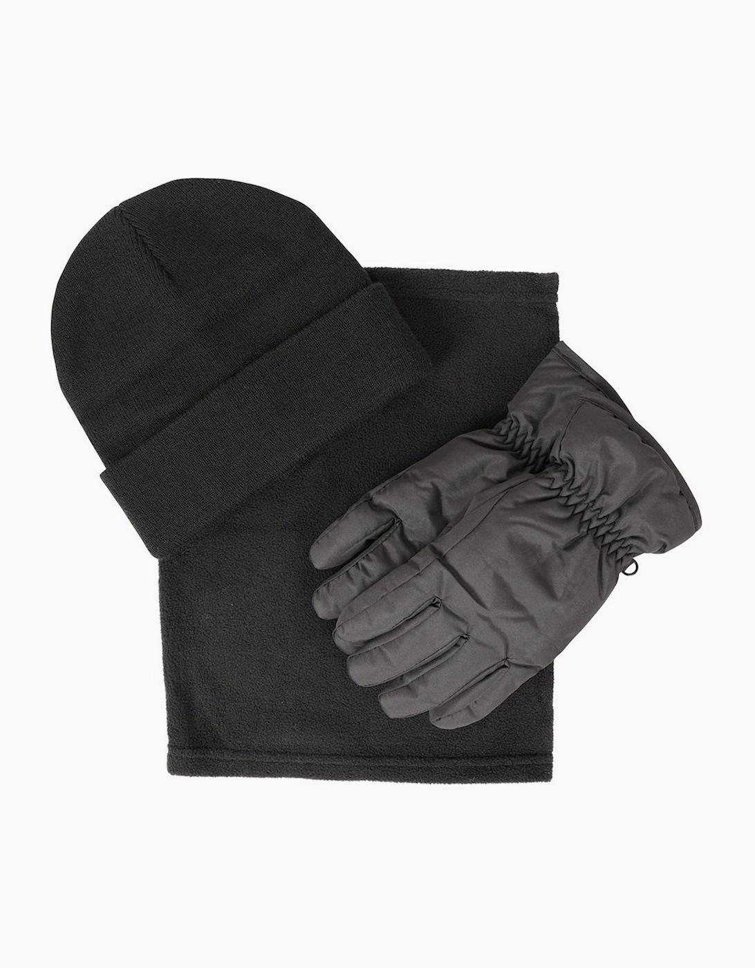 Mountain Warehouse Women's Mountain Warehouse Womens/Ladies Hat Gloves And Scarf Set - Black