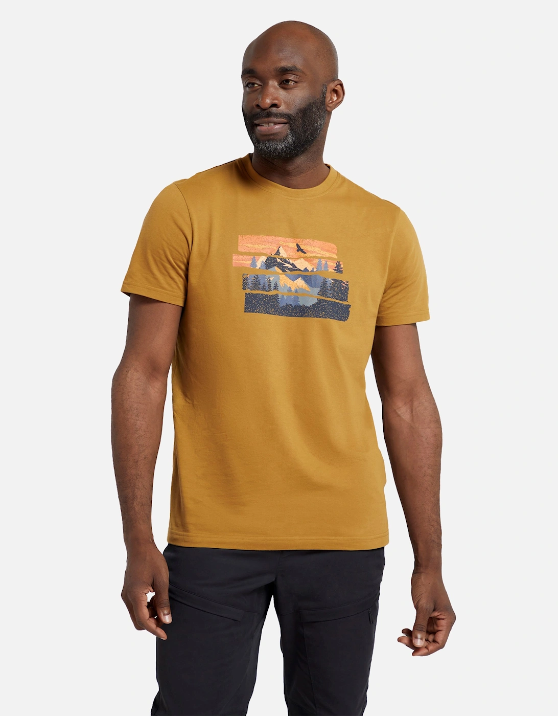 Mens Mountain Explorer Organic Cotton T-Shirt, 5 of 4