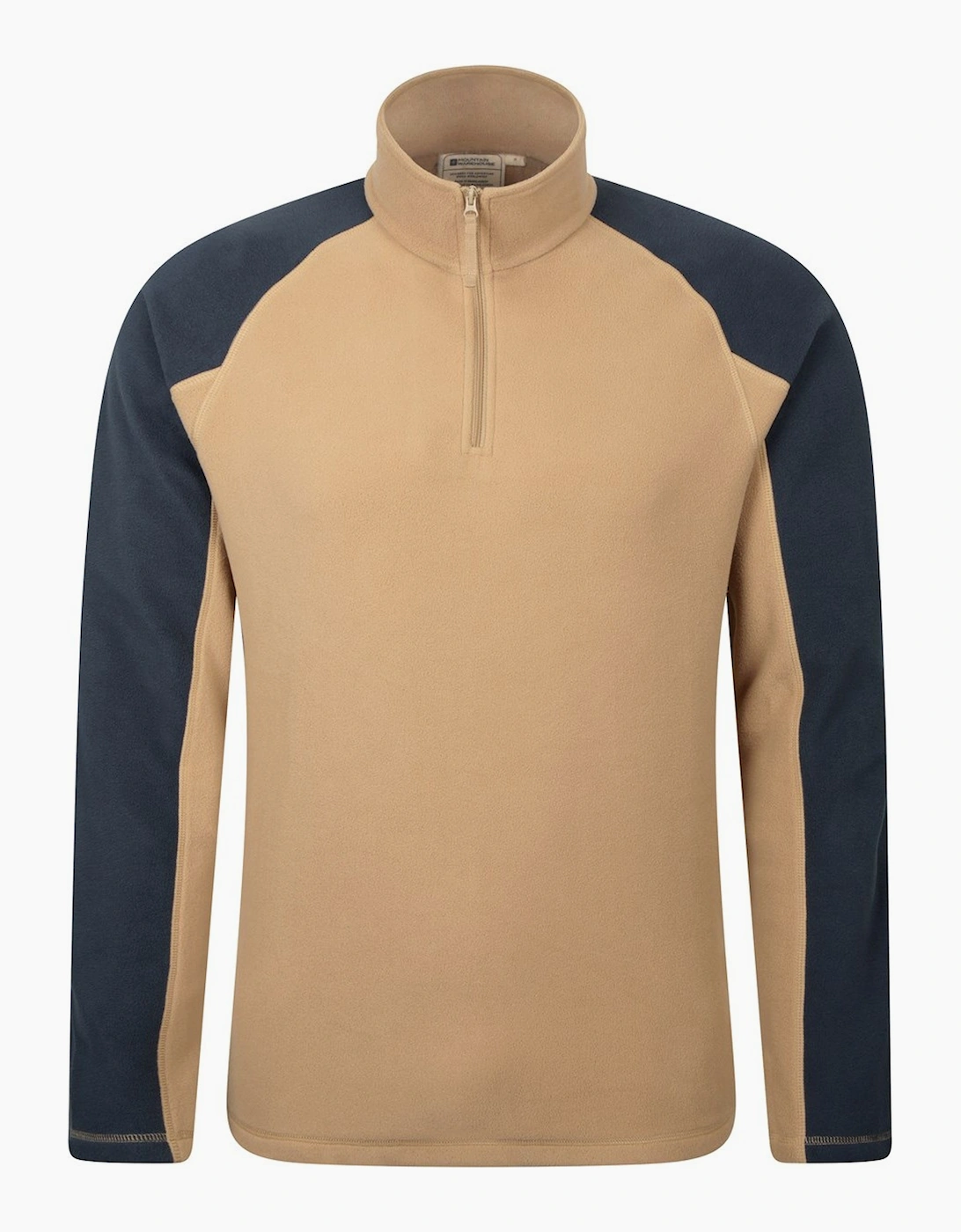 Men's Mountain Warehouse Mens Ashbourne II Half Zip Fleece Top - Brown - Size: XL