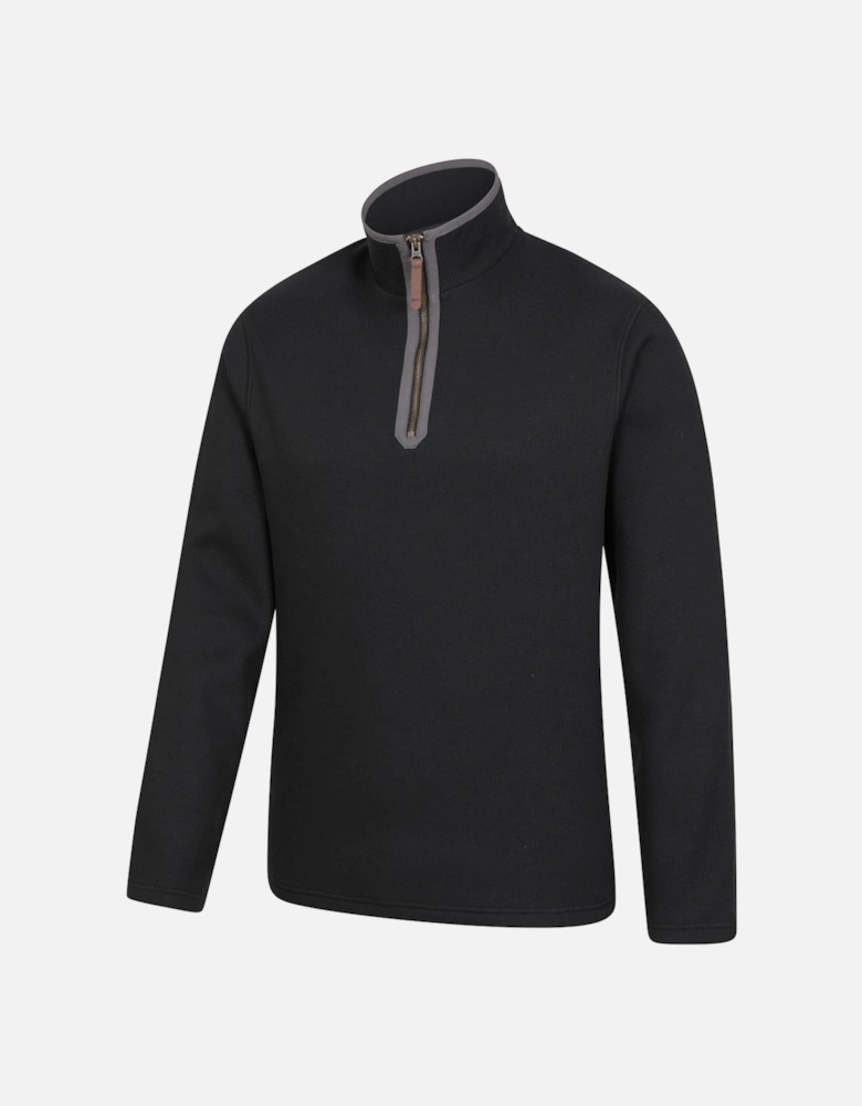 Mens Beta Contrast Zip Top