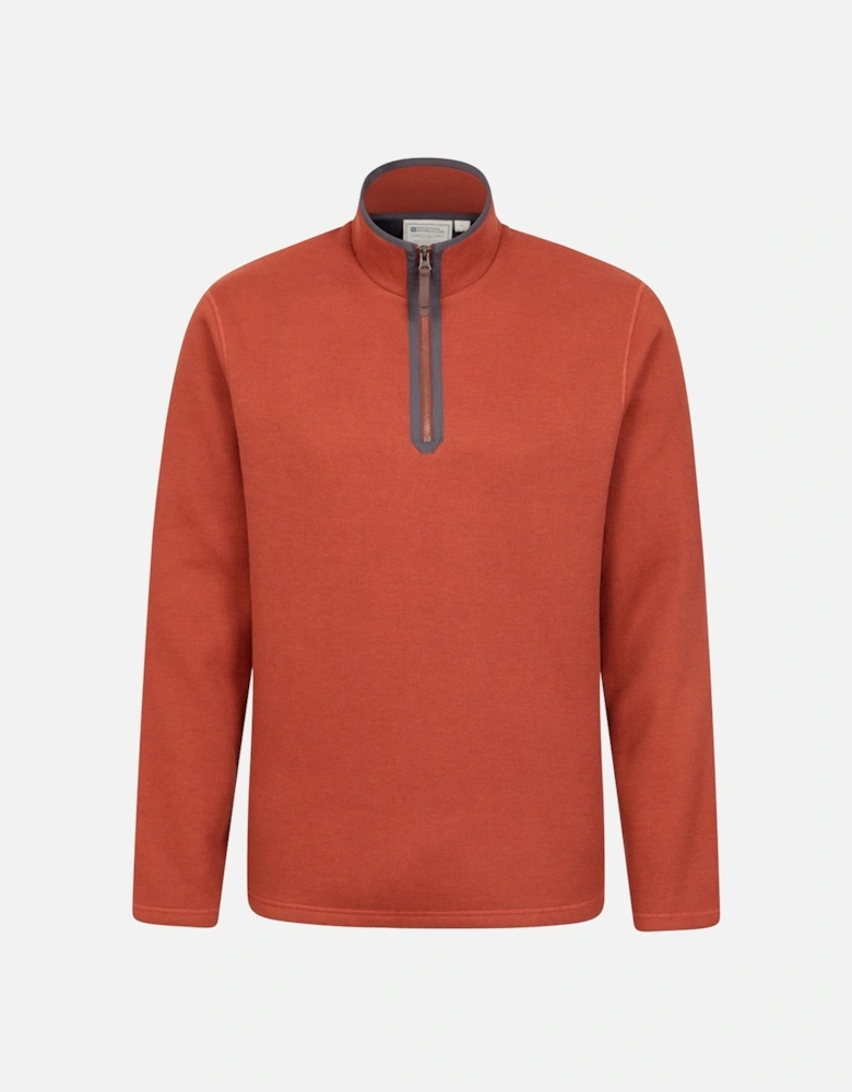 Mens Beta Contrast Zip Top