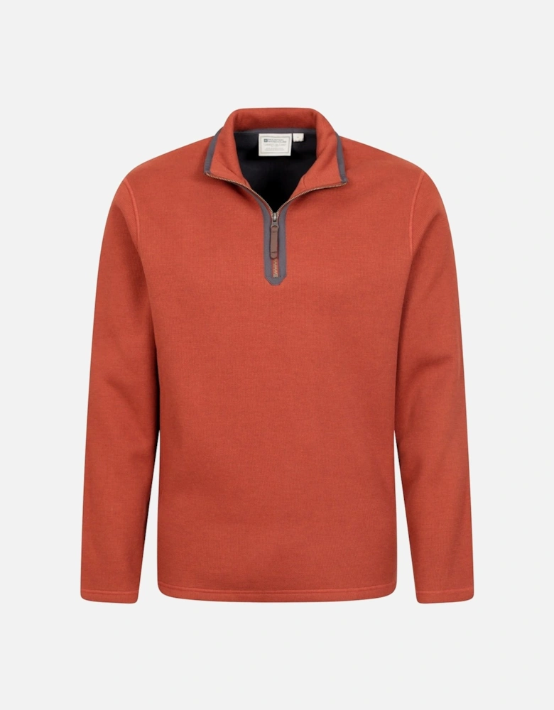 Mens Beta Contrast Zip Top