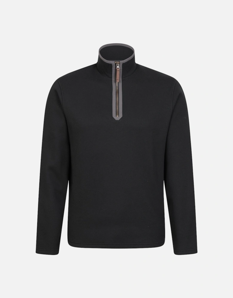 Mens Beta Contrast Zip Top