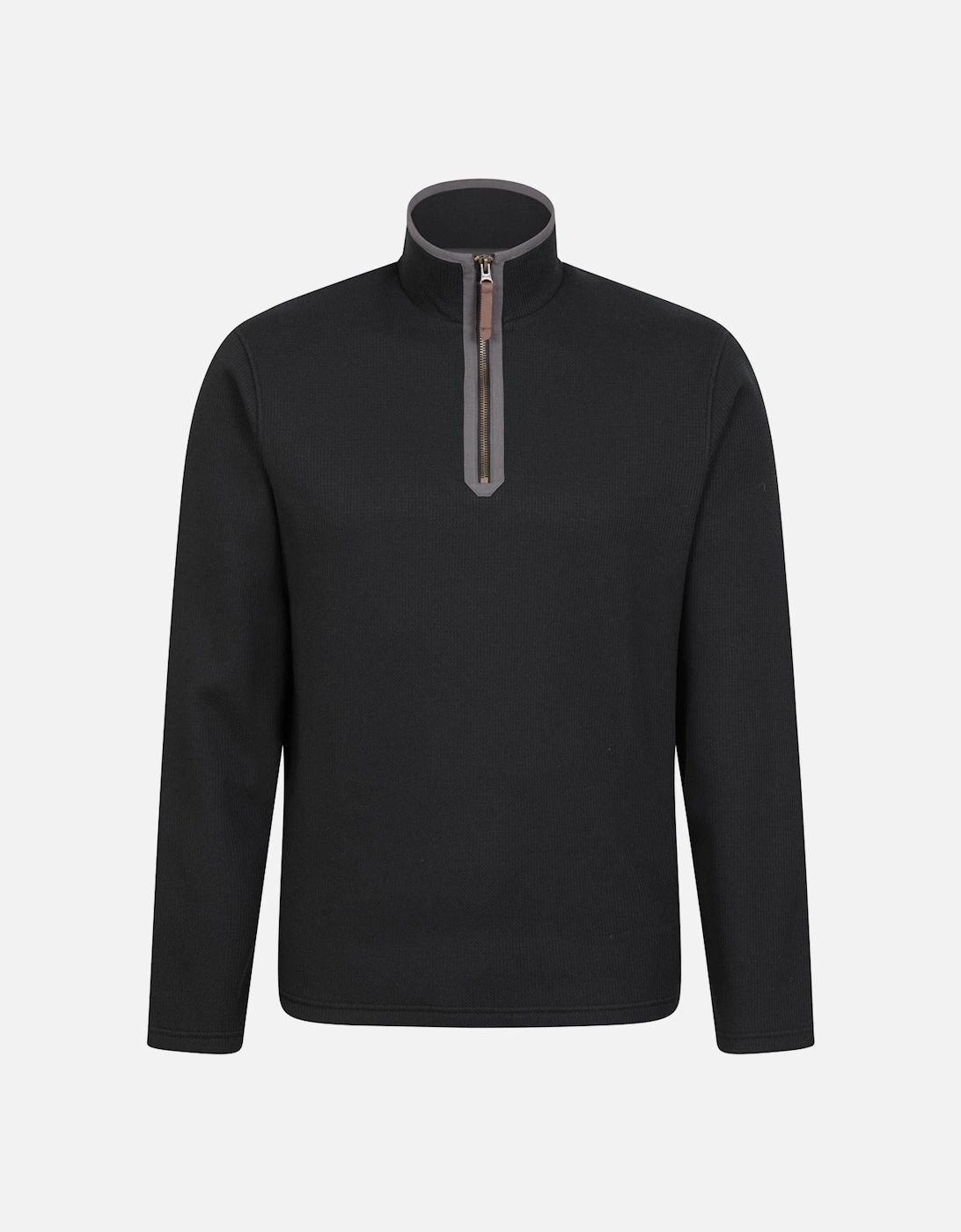 Mens Beta Contrast Zip Top, 6 of 5