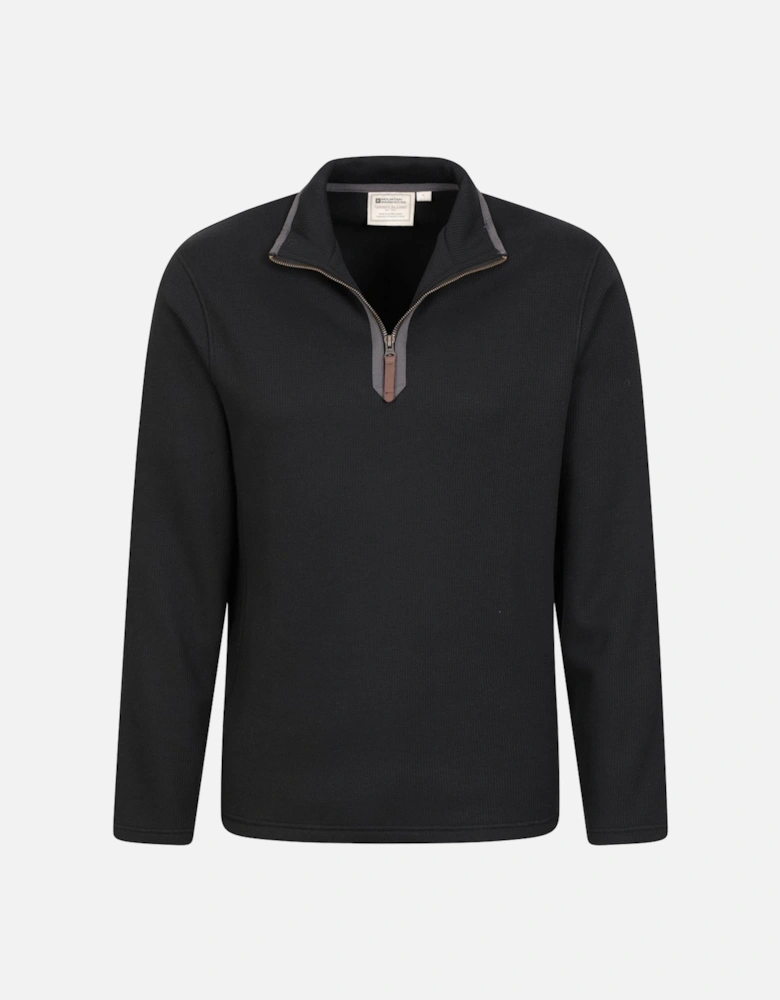 Mens Beta Contrast Zip Top