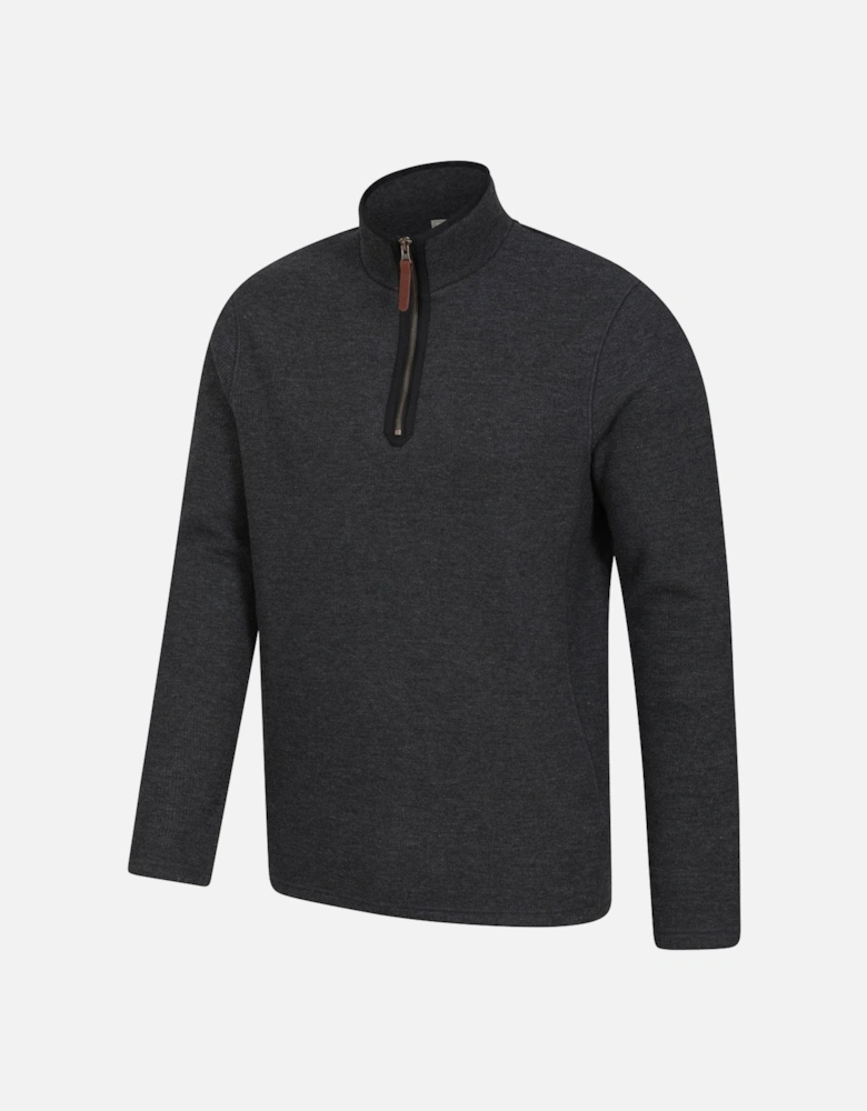 Mens Beta Contrast Zip Top