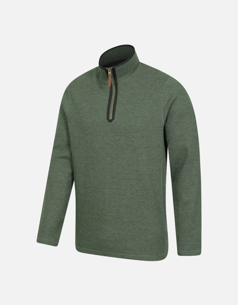 Mens Beta Contrast Zip Top