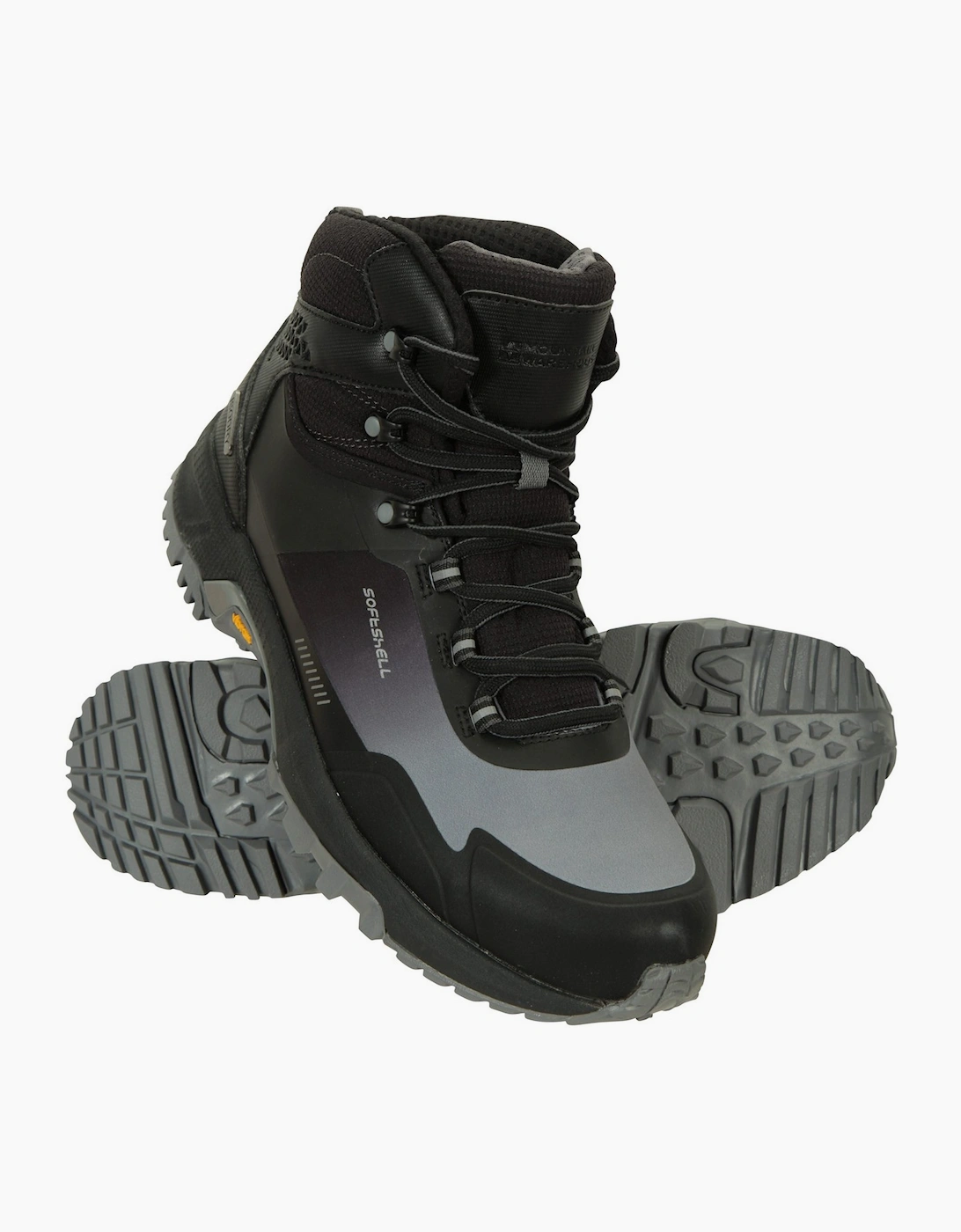 Mountain Warehouse Men's Mountain Warehouse Mens Extreme Spectrum Softshell Waterproof Boots - Grey
