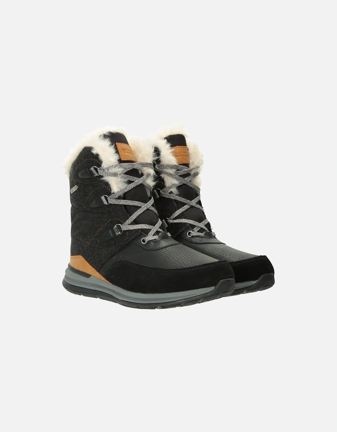 Mountain Warehouse Women's Mountain Warehouse Womens/Ladies Ice Crystal Waterproof Snow Boots - Brown