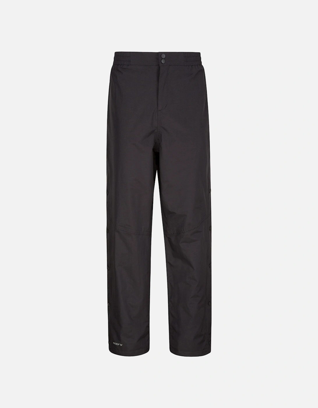 Mountain Warehouse Men's Black Extreme Downpour Waterproof Over Trousers - Size Xl