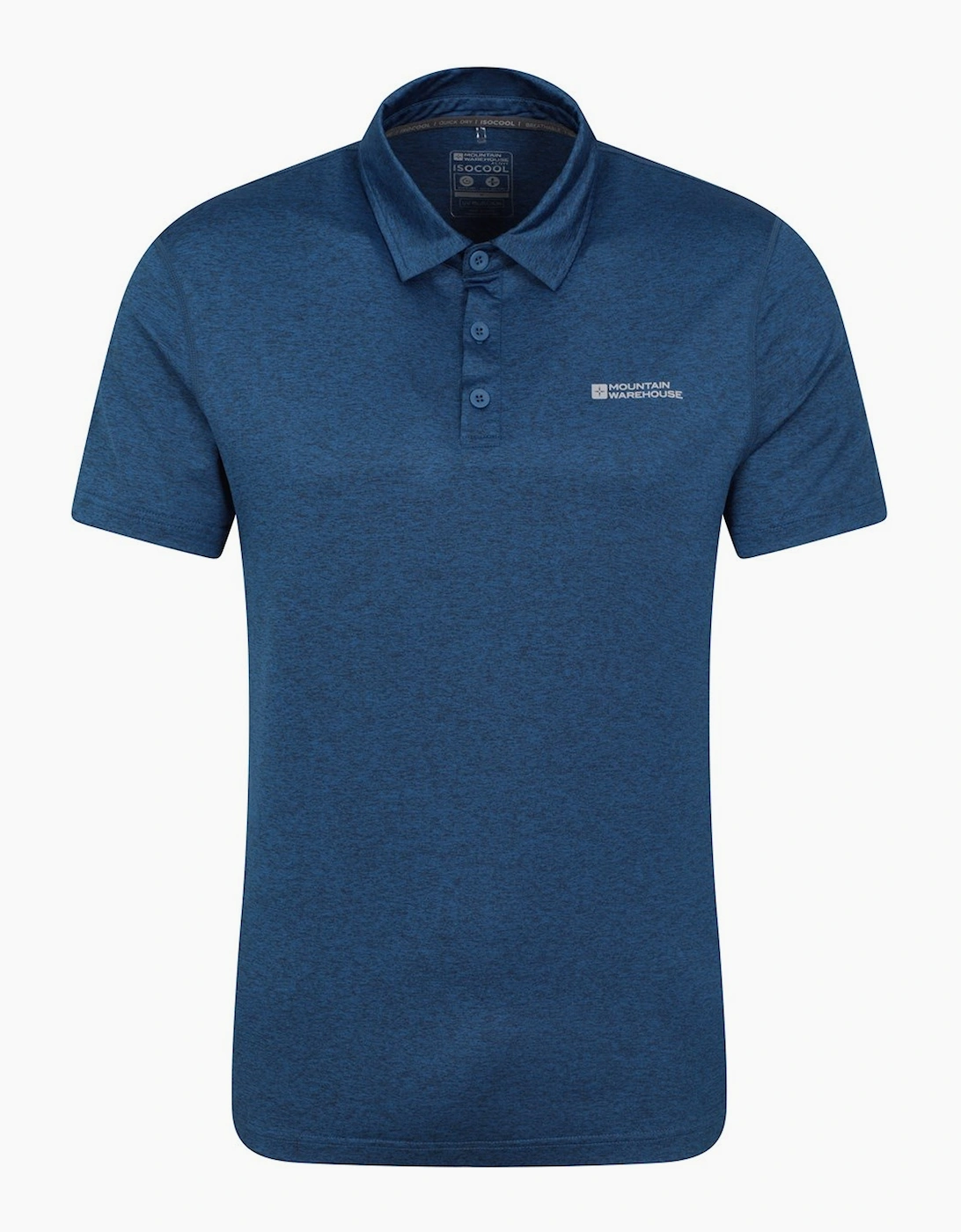 Mountain Warehouse Men's Navy Deuce Isocool Polo Shirt - Size: 46