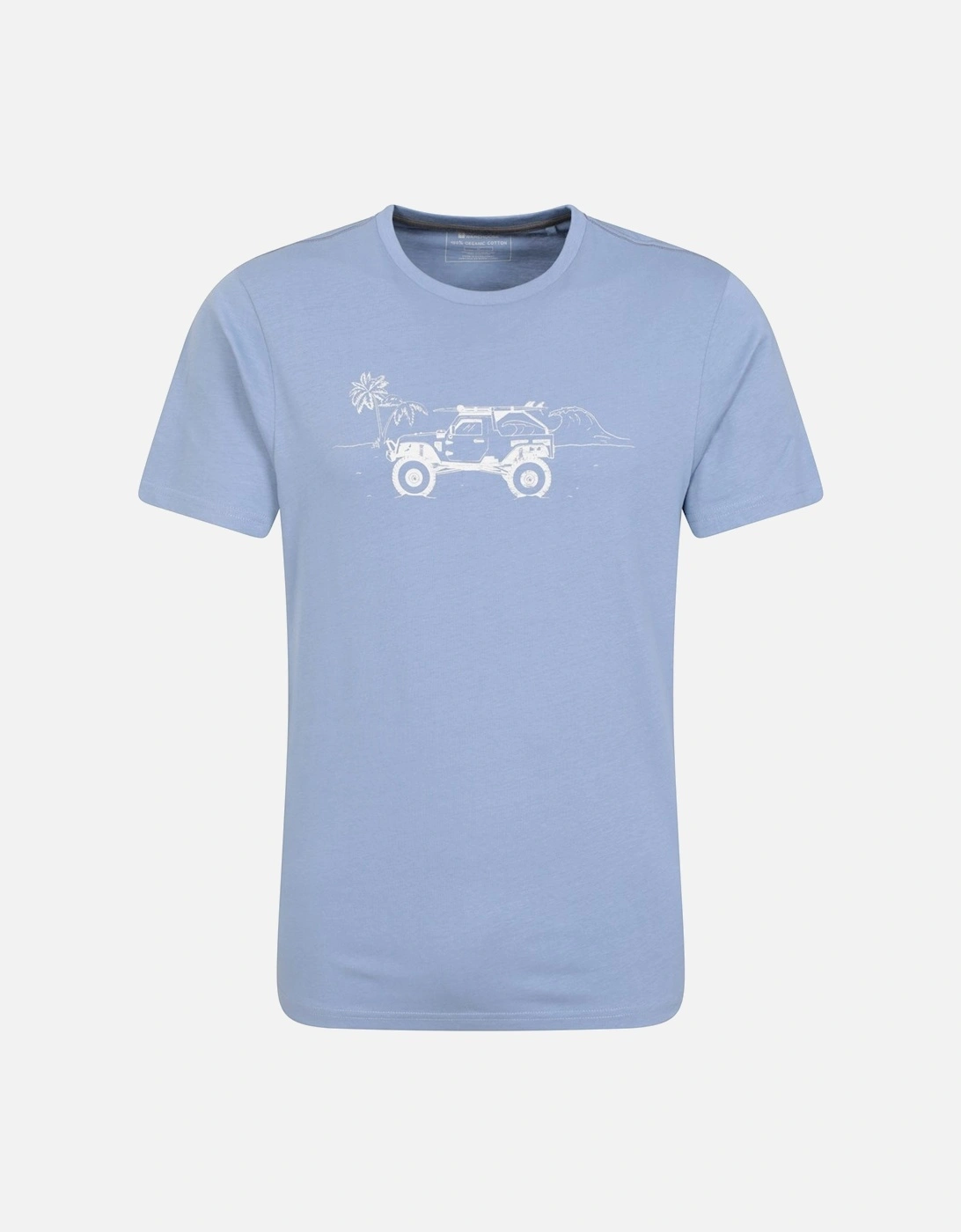 Mens Ocean Drive Organic T-Shirt, 5 of 4