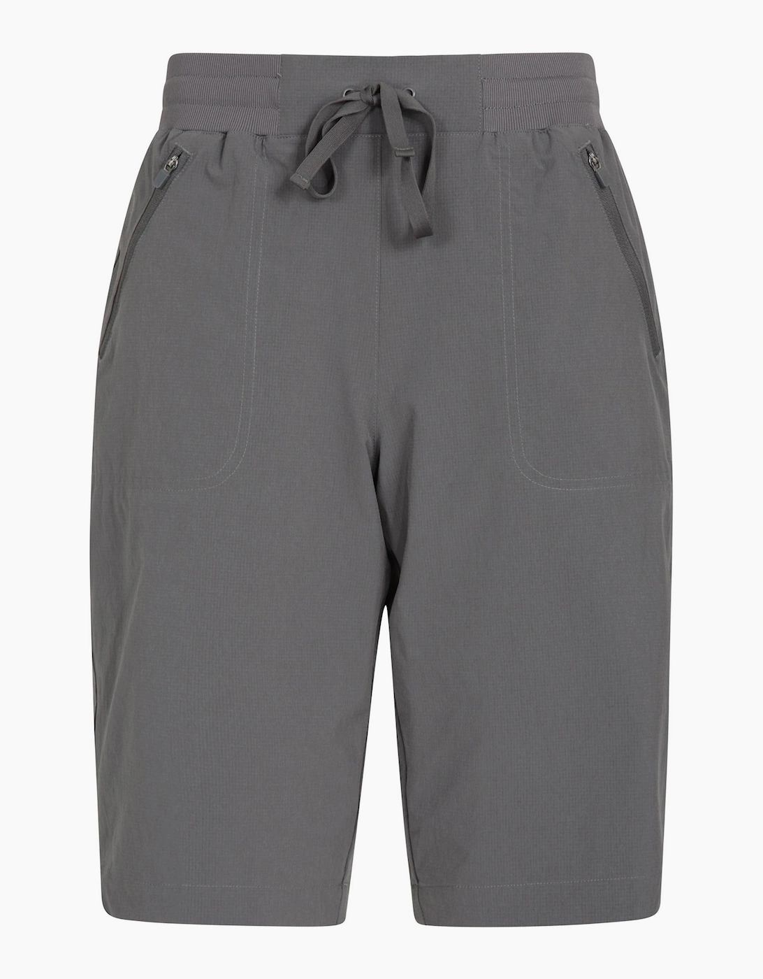 Mountain Warehouse Women's Grey / Explorer Long Shorts  10 Size 10 Uk