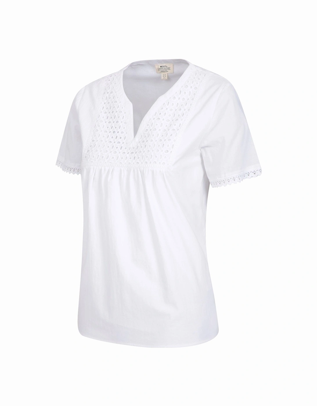 Womens/Ladies Paris Embroidered Top