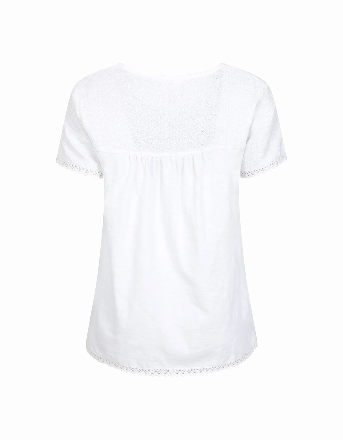 Womens/Ladies Naples Embroidered Top