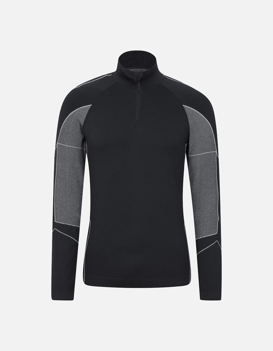 Mens Quiver II Seamless Base Layer Top, 5 of 4