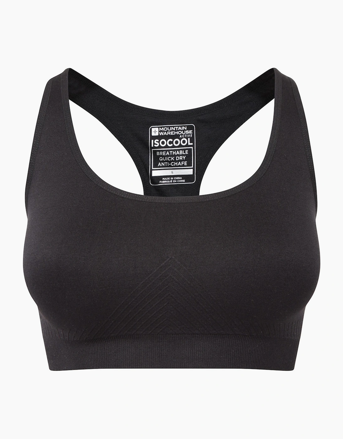 Mountain Warehouse Women's Mountain Warehouse Womens/Ladies Anti-Chafe Seamless Sports Bra - Black