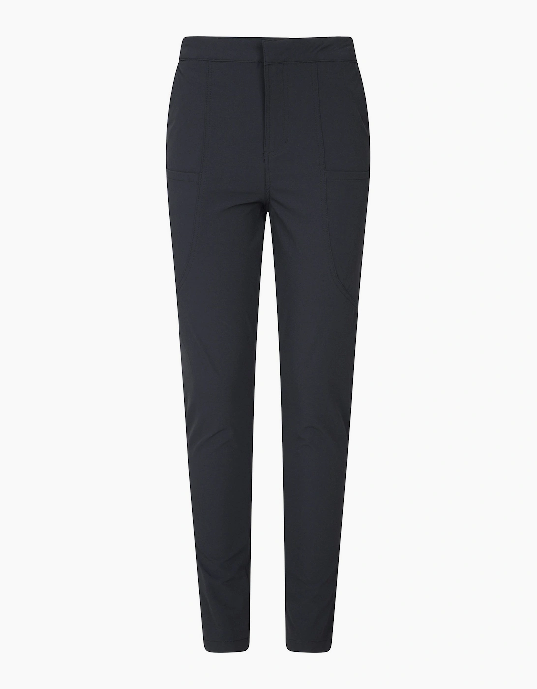 Mountain Warehouse Women's Black / Short Kesugi Stretch Slim Hiking Trousers - Size: 28 Uk