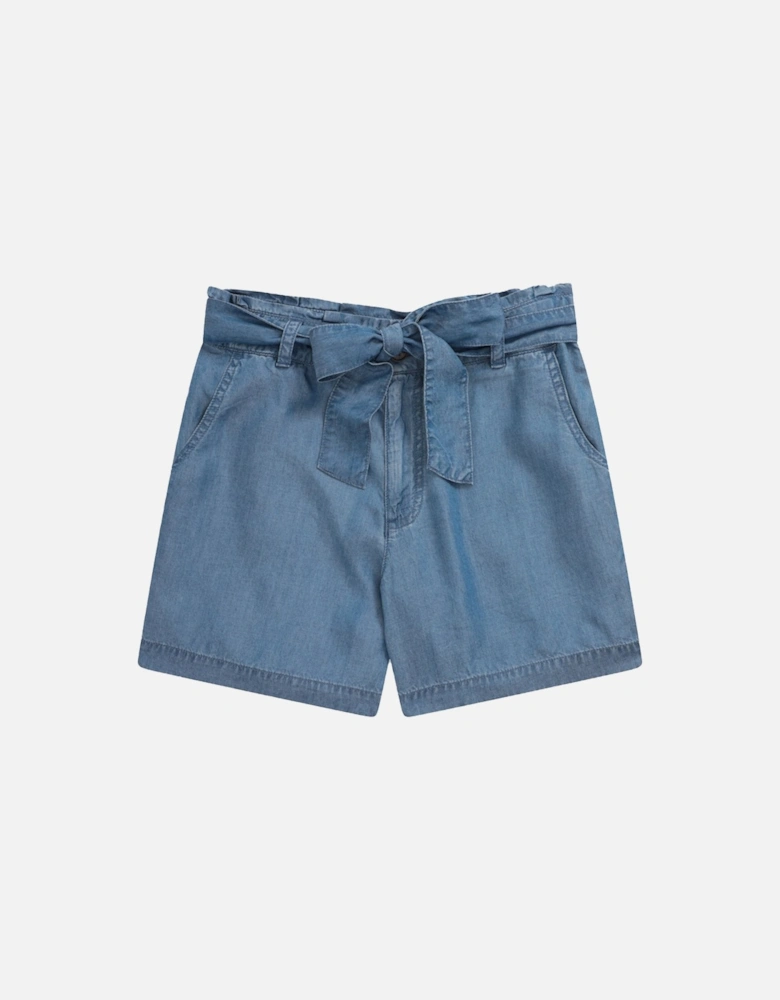 Womens/Ladies Loren Paperbag Shorts