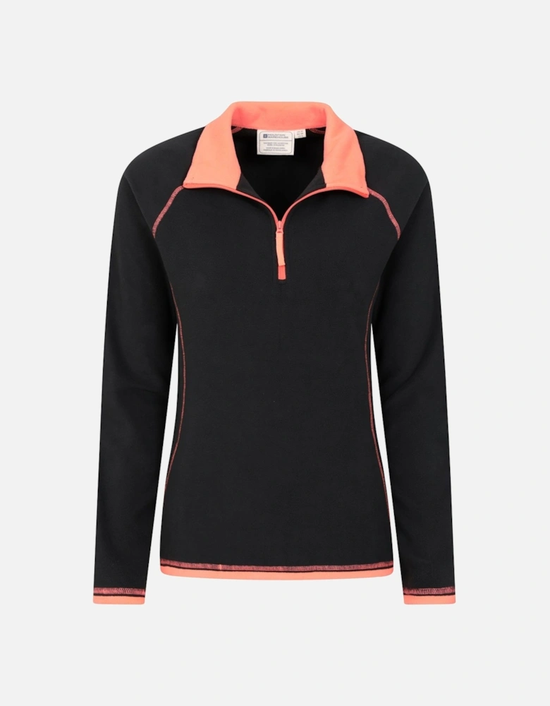 Womens/Ladies Montana Half Zip Fleece Top