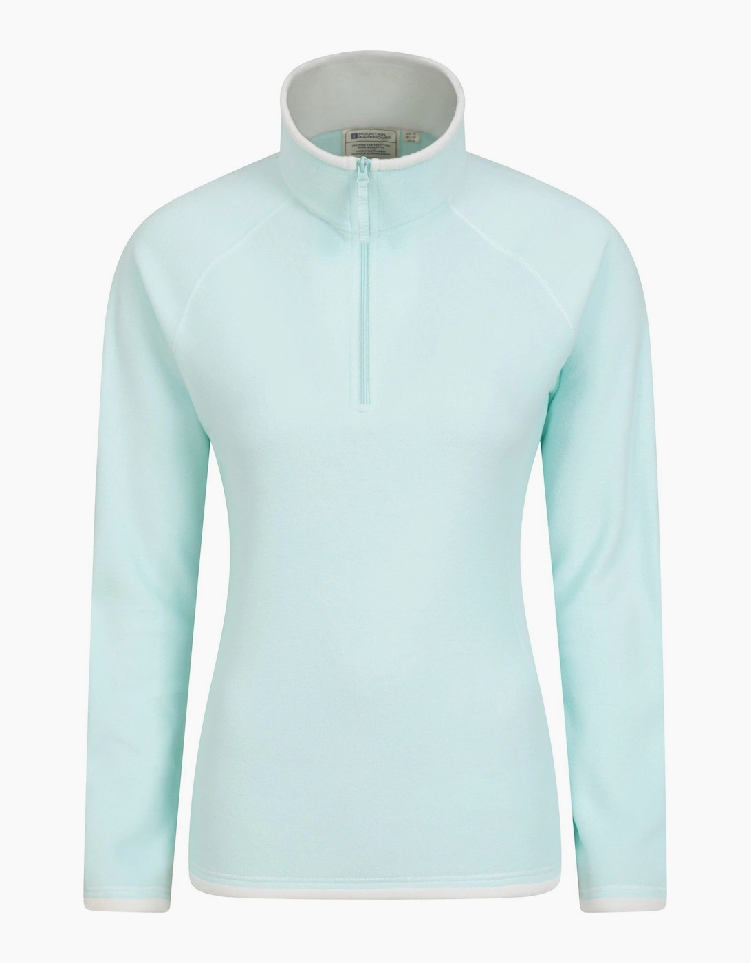 Mountain Warehouse Women's Green / Montana Half Zip Fleece Top - Size: 24