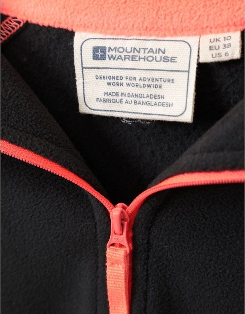 Womens/Ladies Montana Half Zip Fleece Top