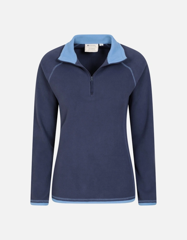 Womens/Ladies Montana Half Zip Fleece Top