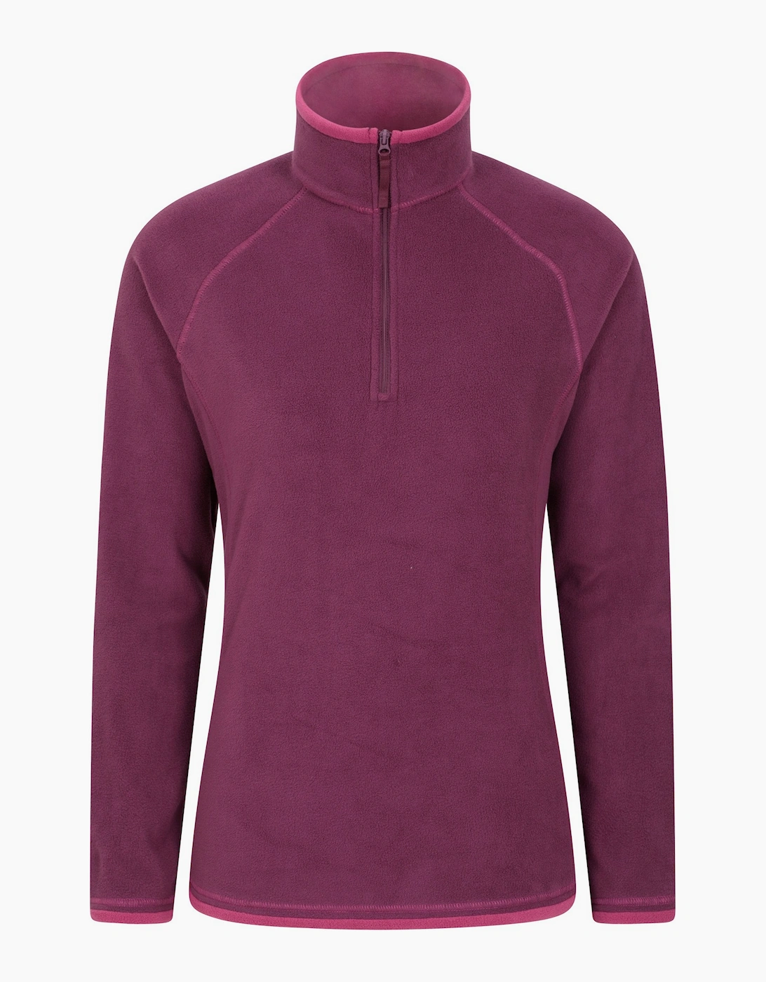 Mountain Warehouse Women's Purple / Montana Half Zip Fleece Top - Size: 22