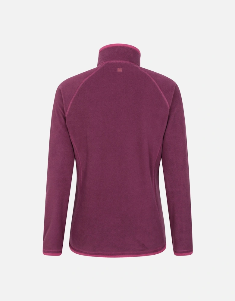 Womens/Ladies Montana Half Zip Fleece Top