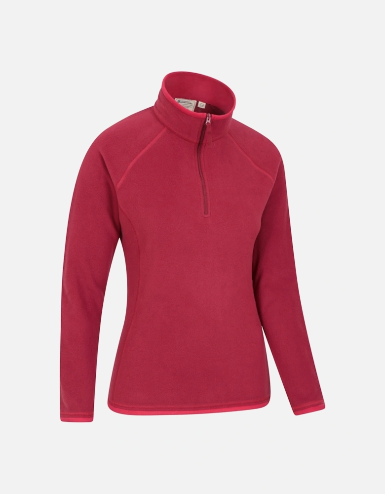 Womens/Ladies Montana Half Zip Fleece Top