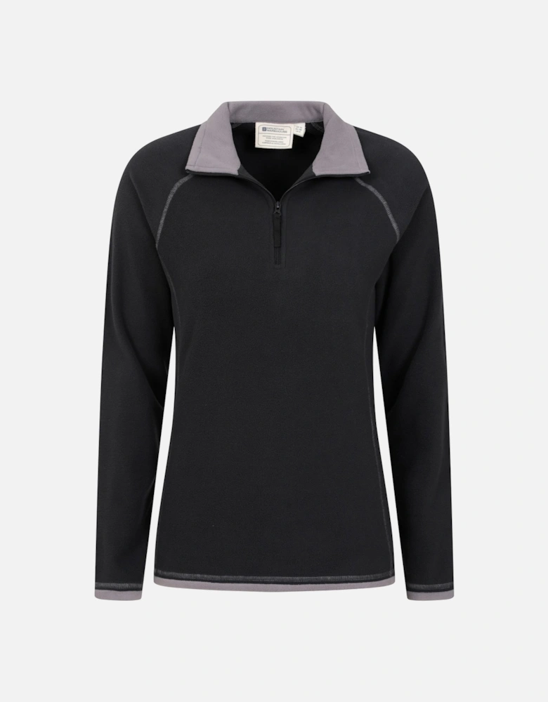 Womens/Ladies Montana Half Zip Fleece Top