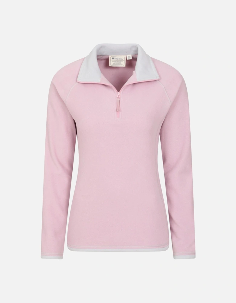 Womens/Ladies Montana Half Zip Fleece Top