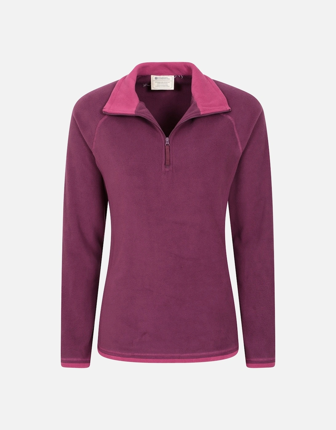 Womens/Ladies Montana Half Zip Fleece Top