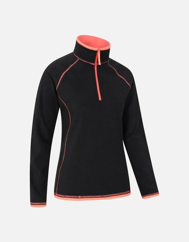 Womens/Ladies Montana Half Zip Fleece Top