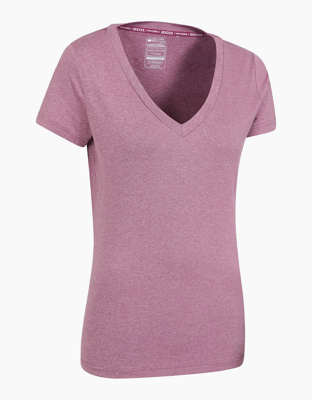 Mountain Warehouse Women's Mountain Warehouse Womens/Ladies Vitality V Neck T-Shirt - Pink