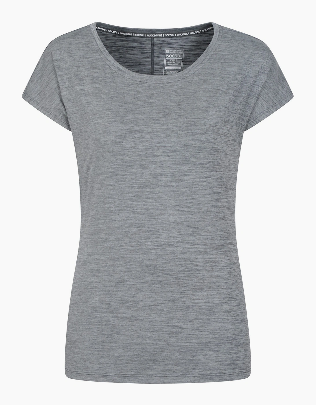 Mountain Warehouse Women's Grey / Panna Ii Uv Protection Loose T-Shirt - 14 Uk - 89% Polyester/11% Elastane - Image 2