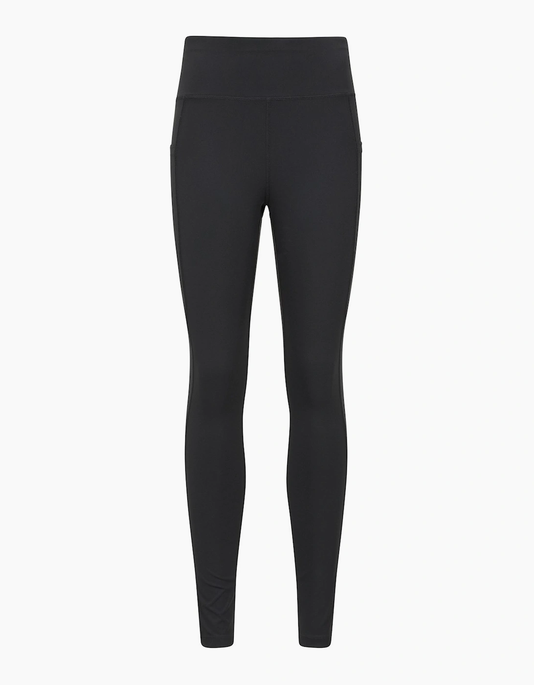 Mountain Warehouse Women's Black / Out High Waist Leggings - Size: 22 Uk